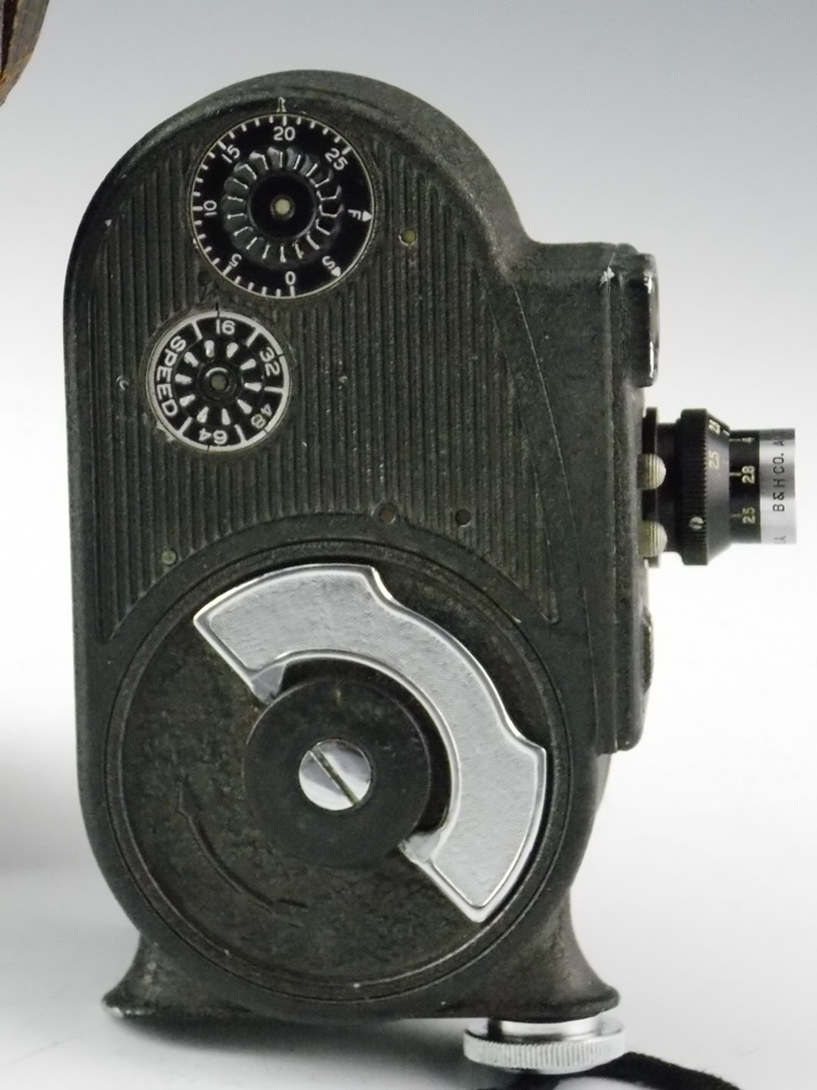 Vintage Bell and Howell Filmo Sportster Double Run Eight Movie Camera