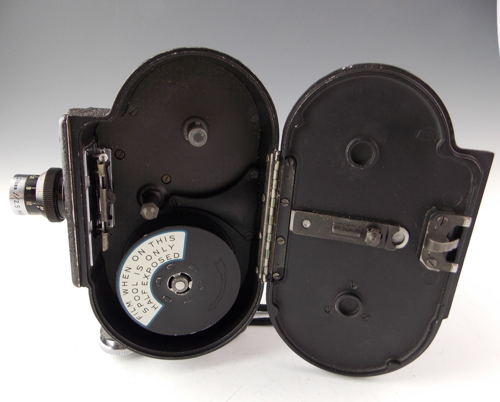 Vintage Bell and Howell Filmo Sportster Double Run Eight Movie Camera