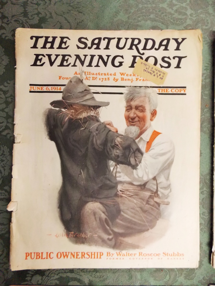 2 Vintage Copies of The Saturday Evening Post