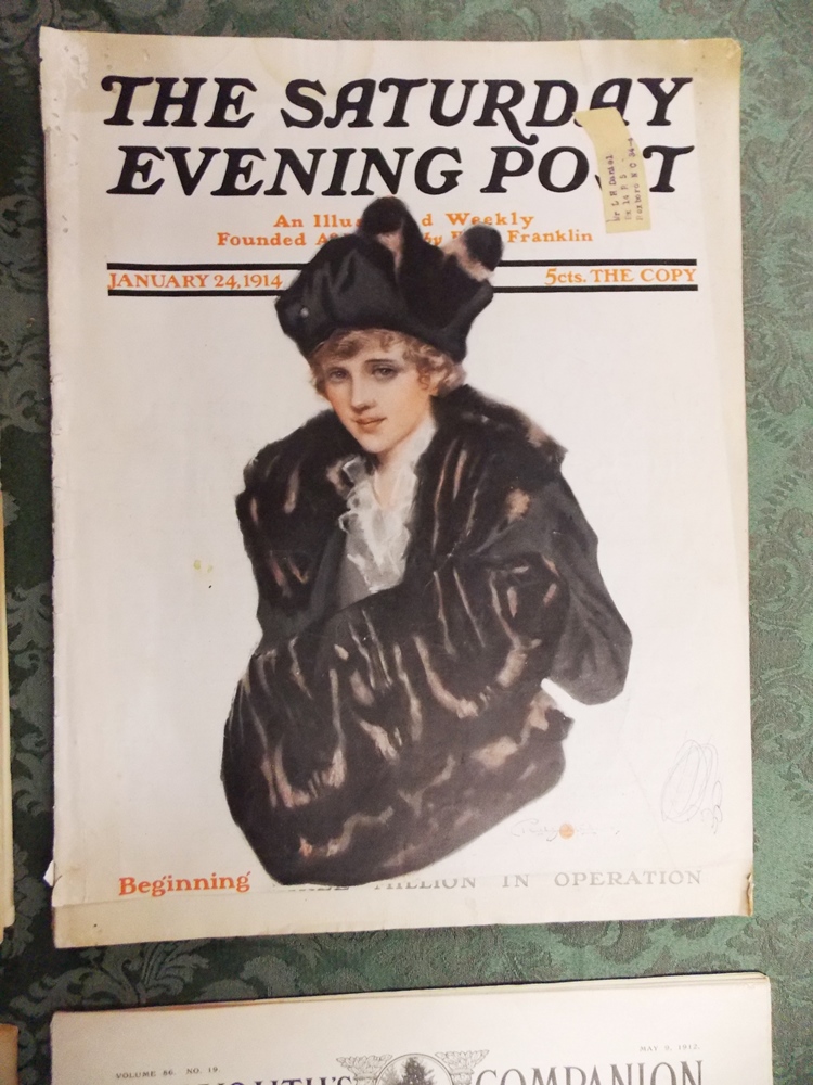 2 Vintage Copies of The Saturday Evening Post
