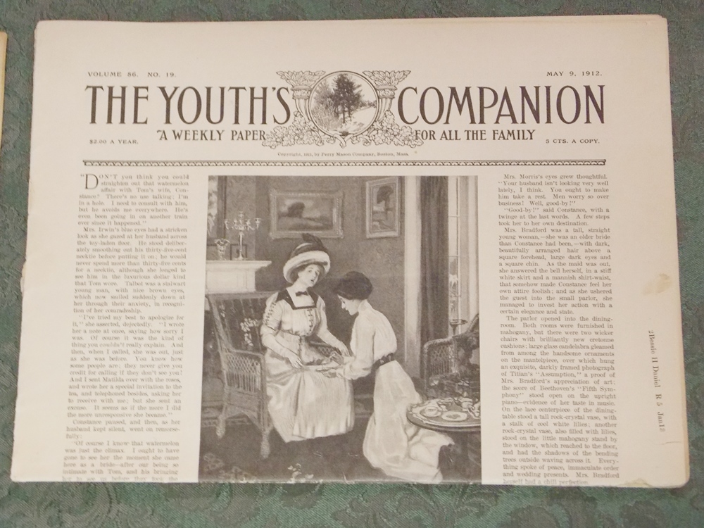 2 Vintage Copies of The Saturday Evening Post