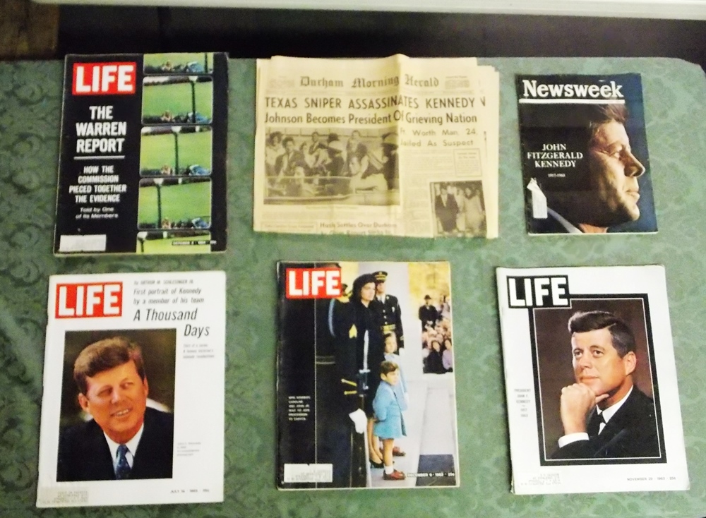 JFK Feature in Durham Daily Sun & Vintage Life Magazines