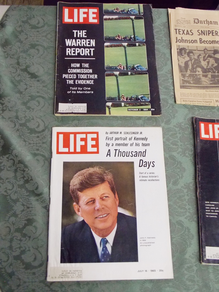 JFK Feature in Durham Daily Sun & Vintage Life Magazines