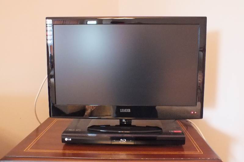 A Legend LCD TV and a LG Blue Ray DVD player