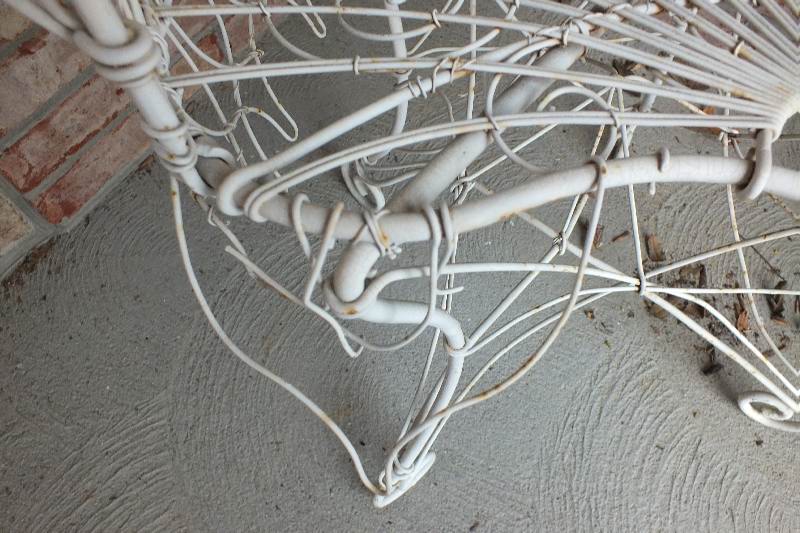 Victorian style chair and planter