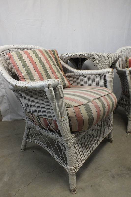 Antique wicker furniture