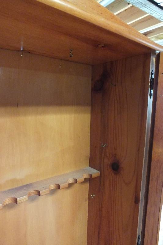 Pine wood Gun Cabinet