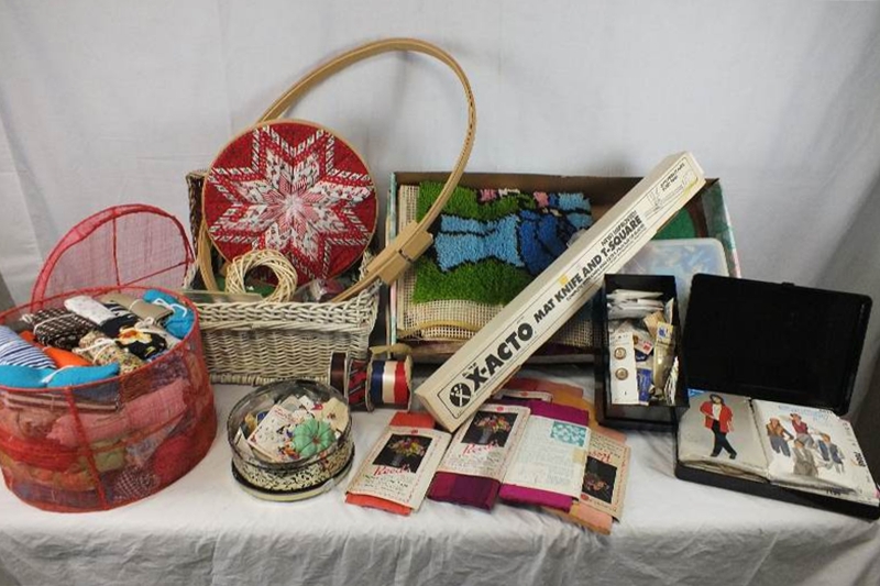 Wow a very generous group of crafting, quilting and sewing supplies