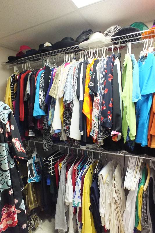 Contents of Ladies closet