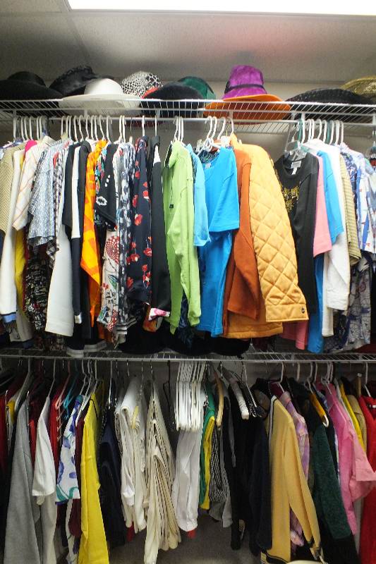Contents of Ladies closet