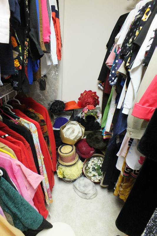 Contents of Ladies closet
