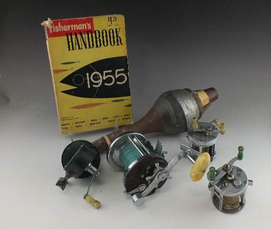 Collection of vintage fishing reels