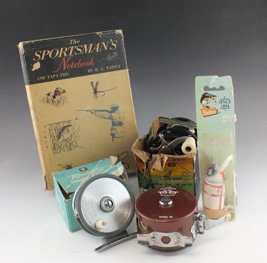 Collection of vintage fishing reels