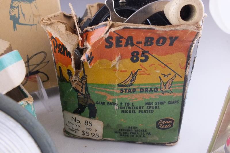 Collection of vintage fishing reels