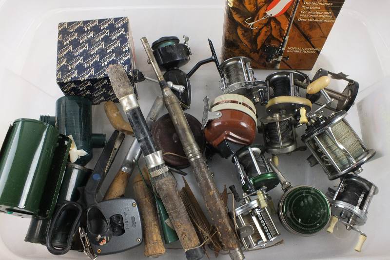 Large collection of Fishing reels 