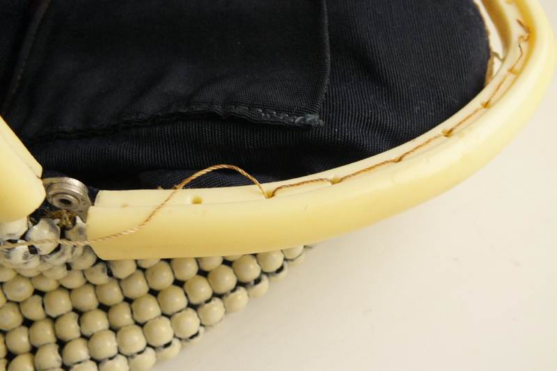 Whiting Davis Alum-mesh bag