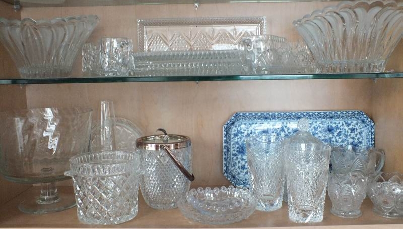 Collection of Crystal and  Glass Items