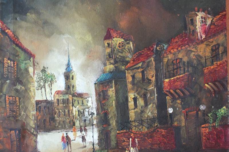 Rodriguez Original Oil on Canvas