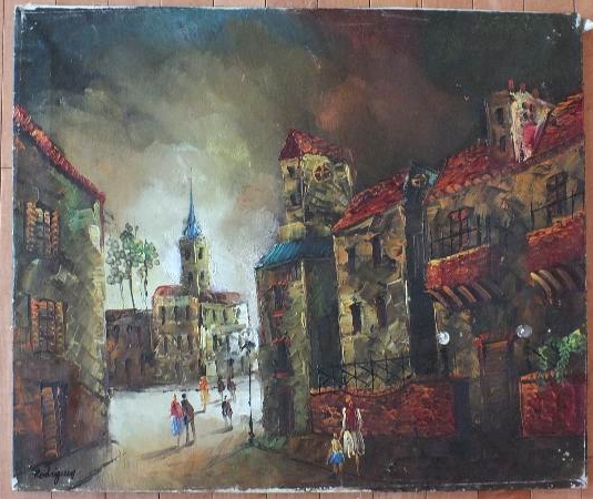 Rodriguez Original Oil on Canvas