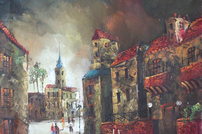 Rodriguez Original Oil on Canvas