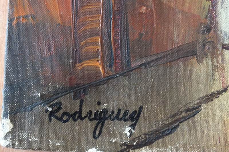 Rodriguez Original Oil on Canvas