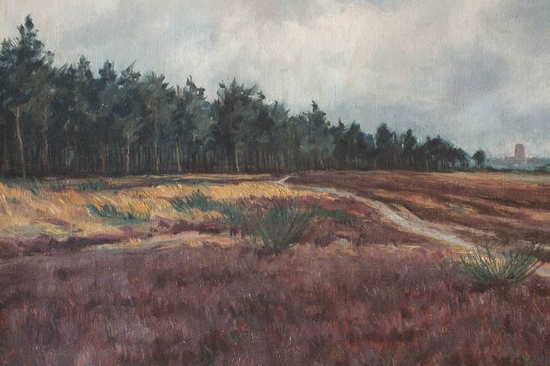 R. Van de Sande Original Oil on Canvas