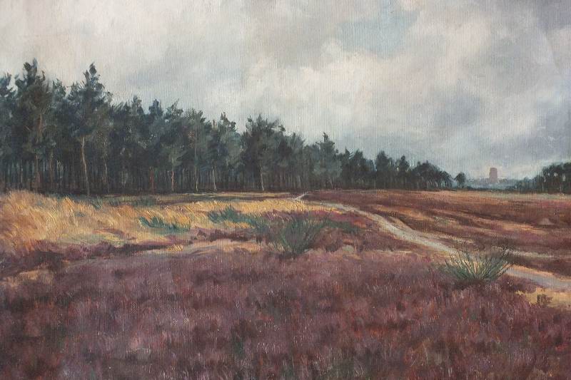 R. Van de Sande Original Oil on Canvas