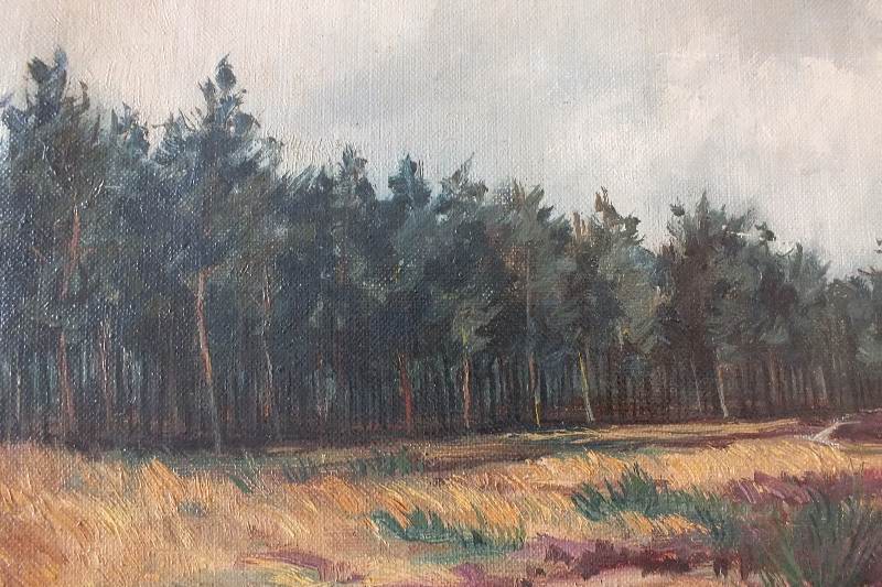 R. Van de Sande Original Oil on Canvas