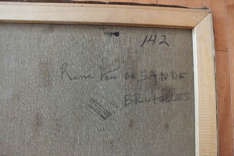 R. Van de Sande Original Oil on Canvas