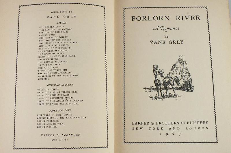 Zane Grey Novels