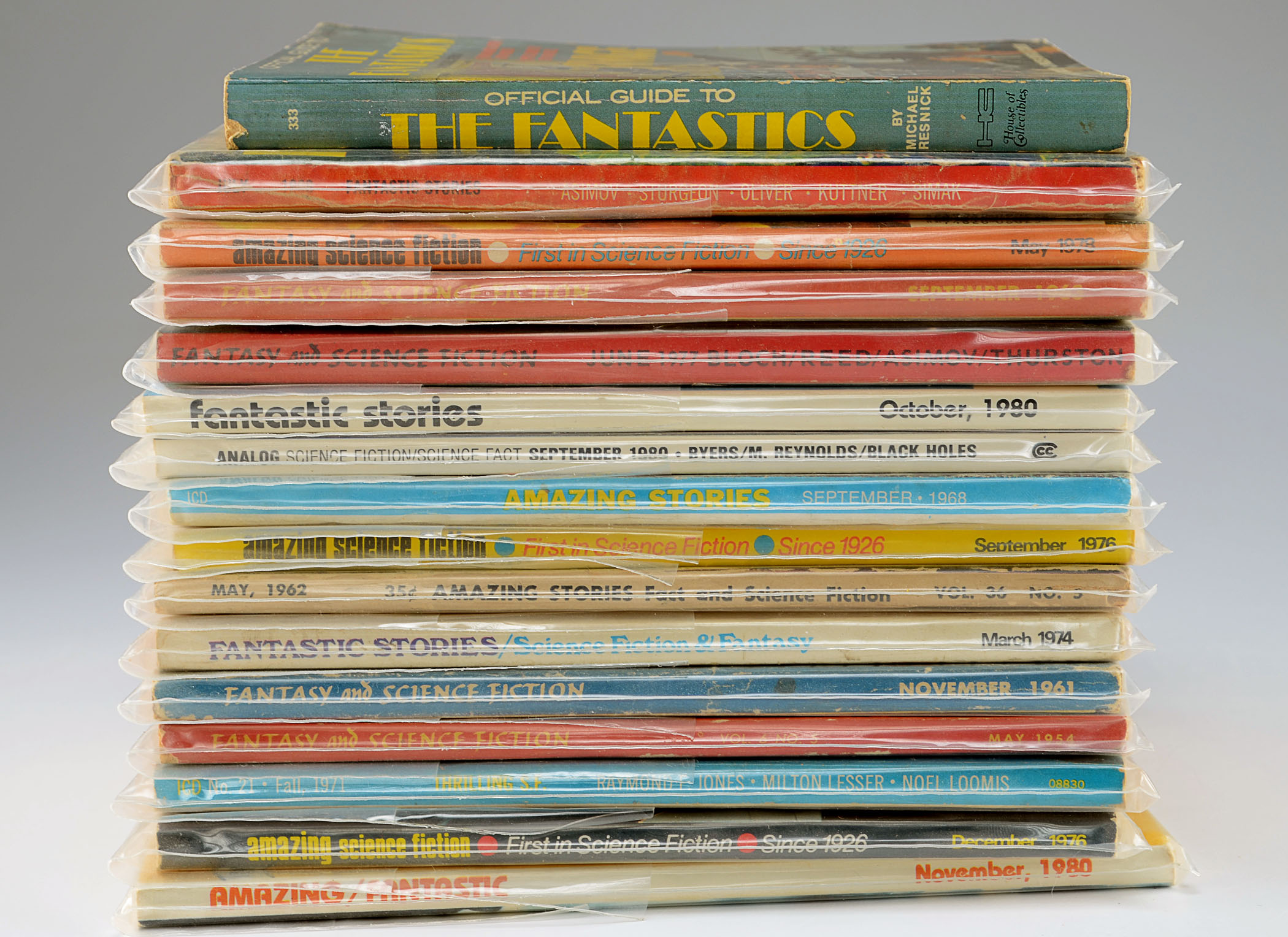 Vintage Sci-Fi paperback collection