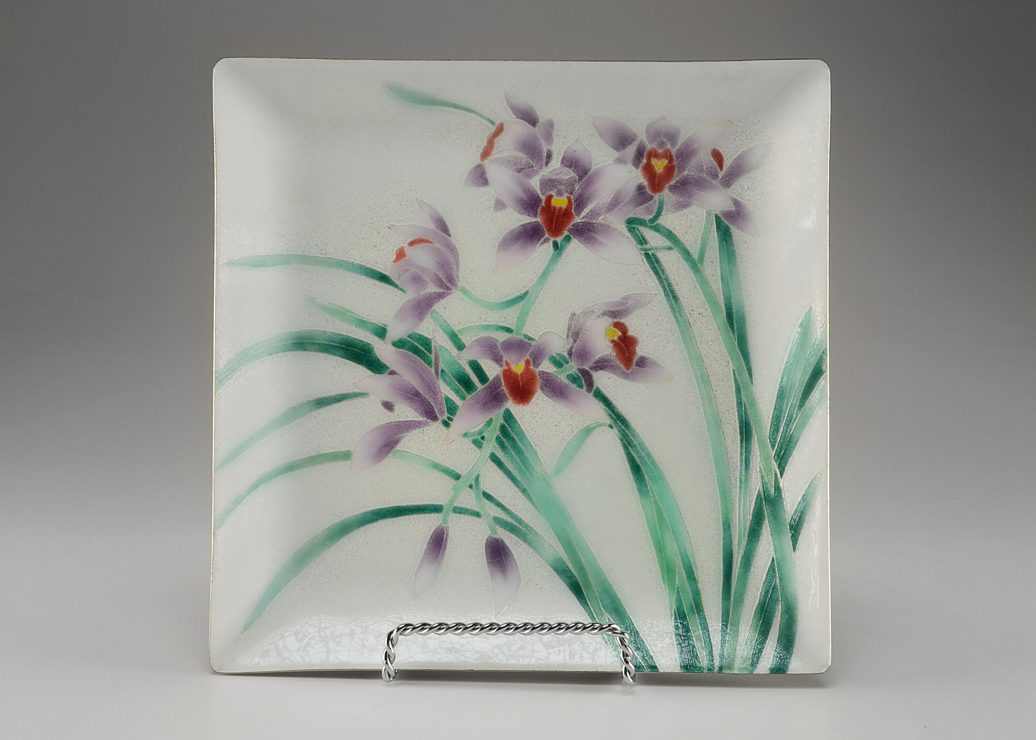 Modern Cloisonne tray