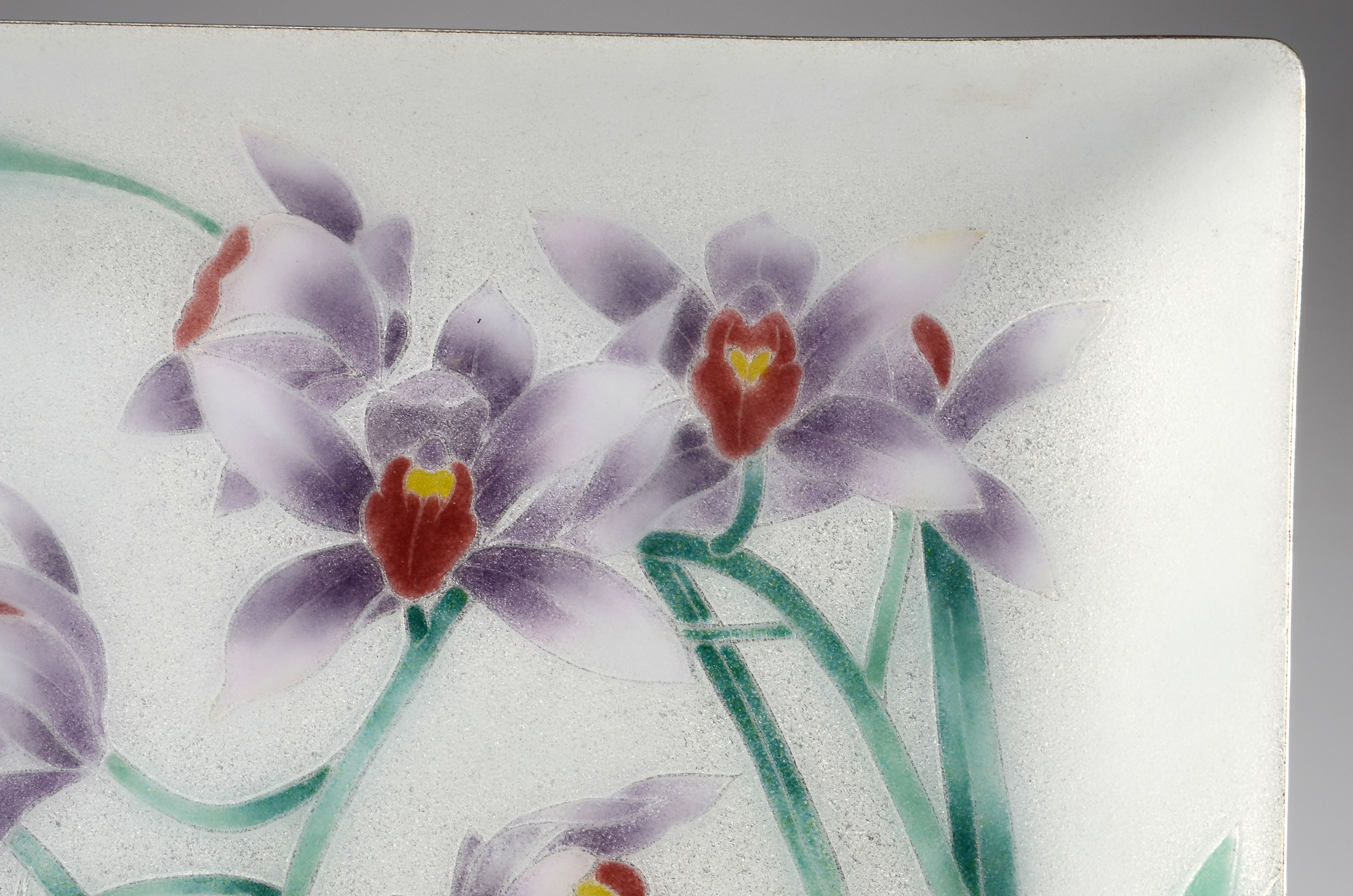 Modern Cloisonne tray