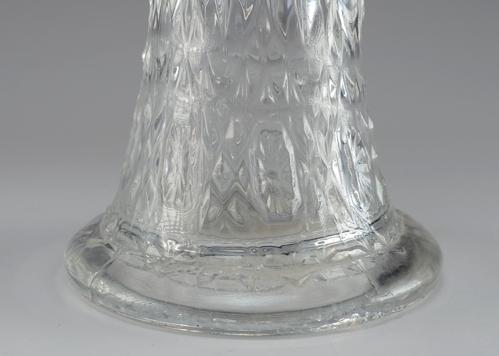 Antique swung glass vase