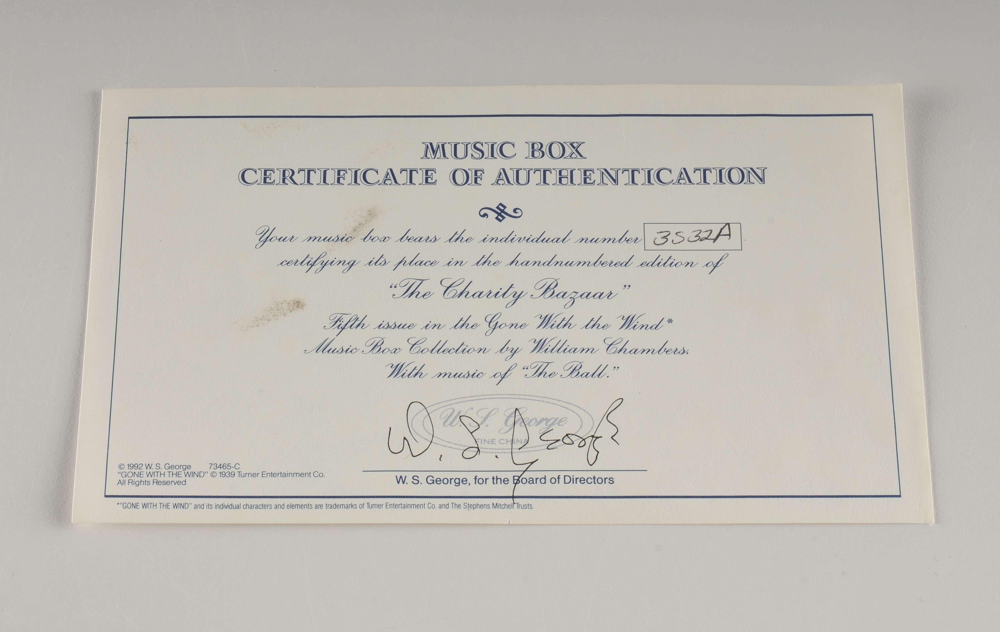 "Gone with the Wind" memorabilia