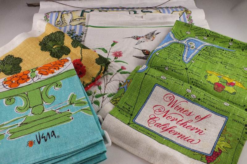 Group of Two Hand Sewn Appliques and Assorted Vera Bradley Items