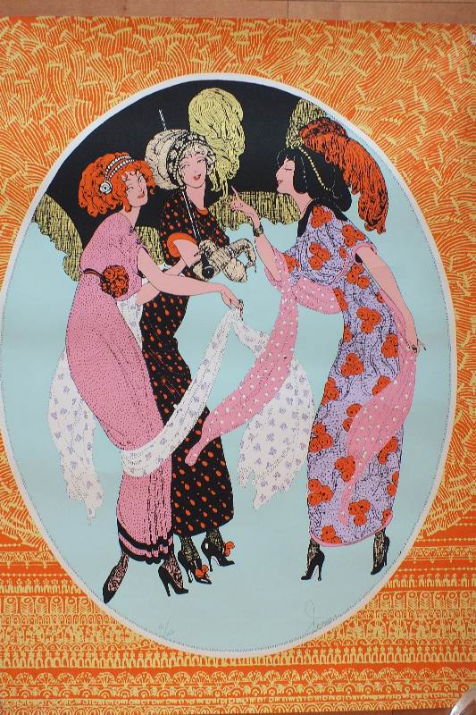 Group of Three Lithograph Prints