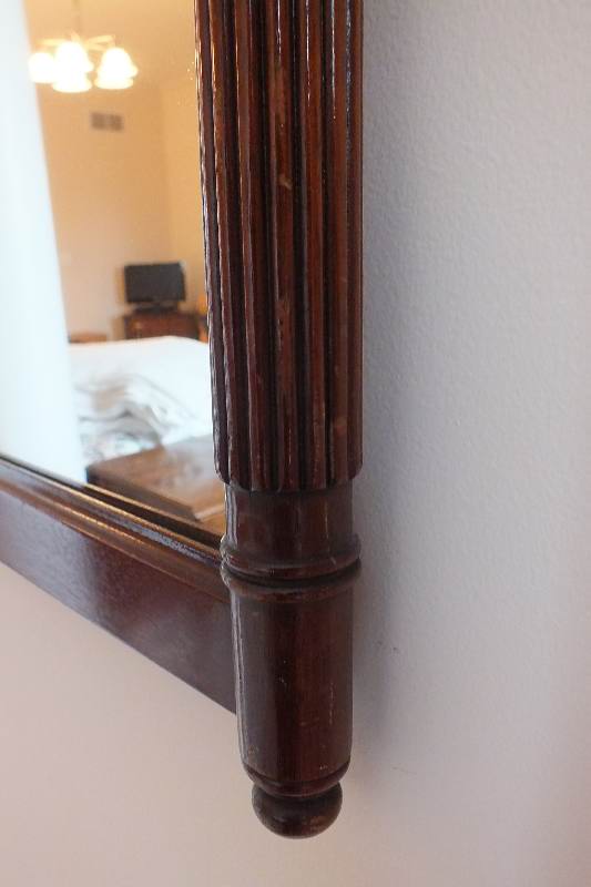 A lovely cherry framed Traditional style mirror