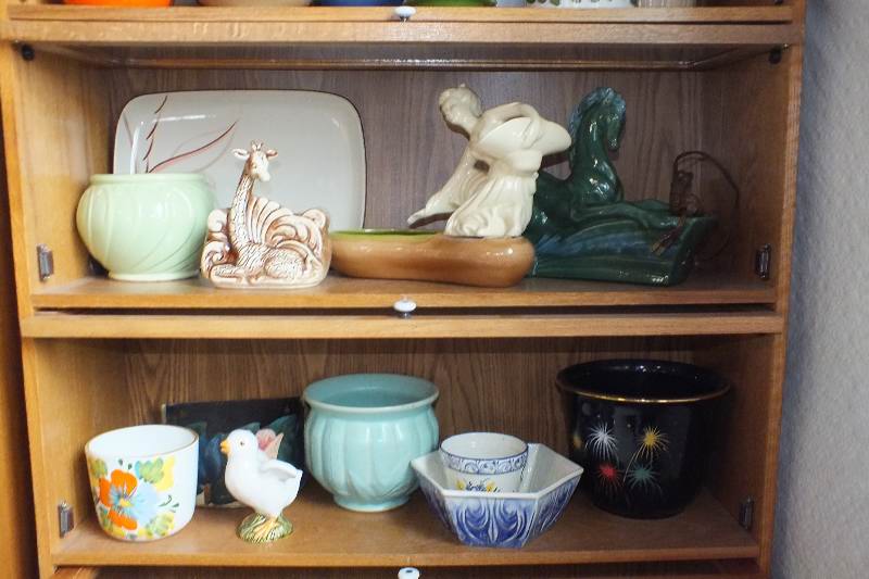 Pottery contents found on 5 Shelves