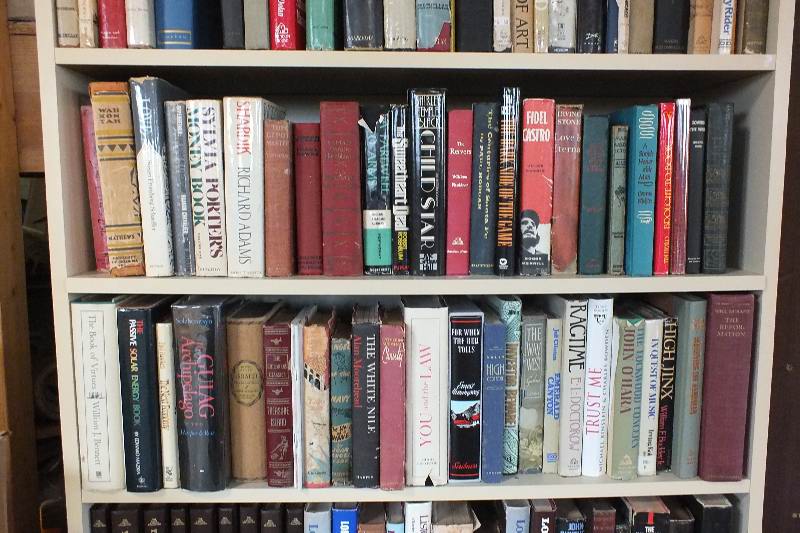 The books found on seven shelves