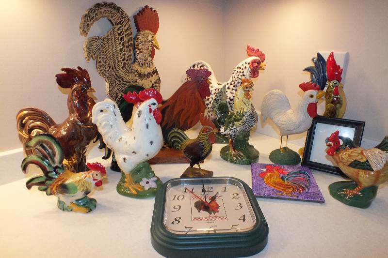 Assorted Rooster Figurals