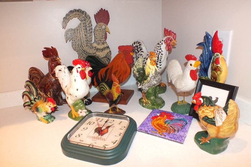Assorted Rooster Figurals