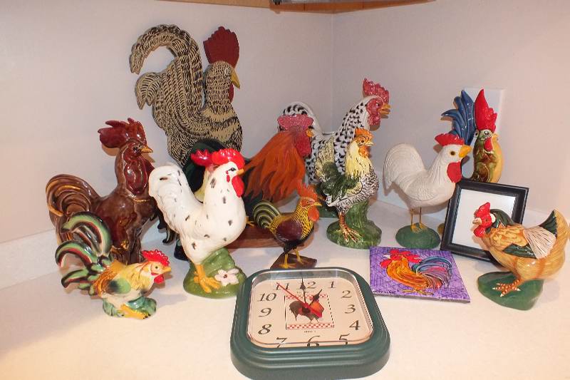 Assorted Rooster Figurals