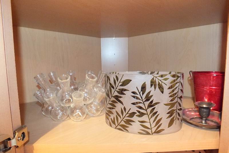 Grouping of Flower Vases, Flower Frogs and Pots