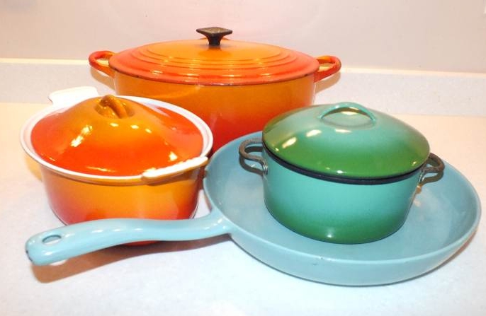 Assorted Collection of Cooking Kitchenalia including Le Creuset Enamel Cookware