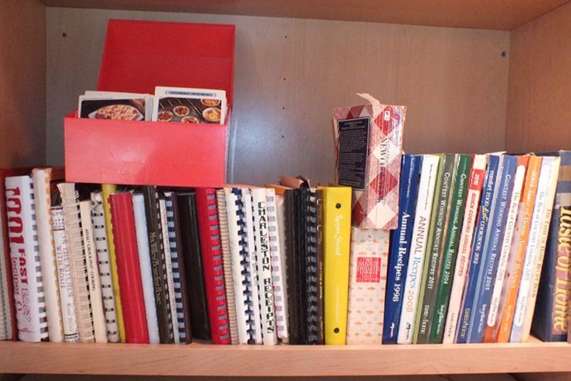 Collection of Cook Books Including The Taste of Home Annual Recipe Books