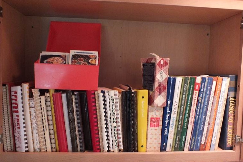 Collection of Cook Books Including The Taste of Home Annual Recipe Books