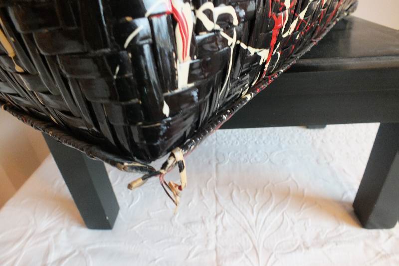 Hollandia Interiors Painted Basket Trunk