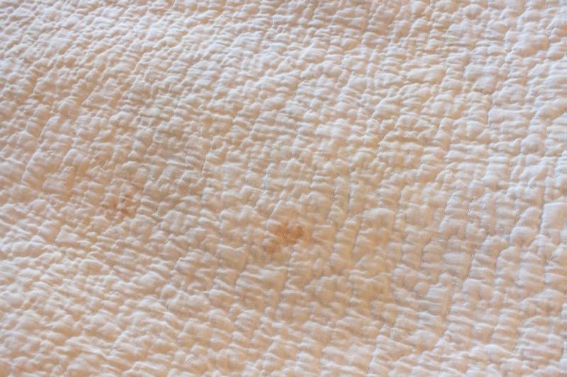 Vintage Hand Sewn Honeycomb Design Cotton Quilt