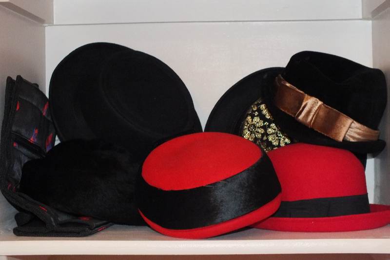 Collection of Vintage and Modern Ladies Hats
